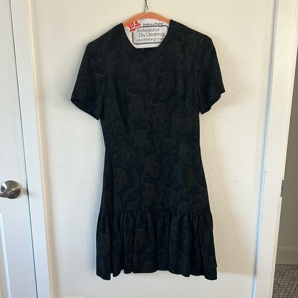 SANDRO tiger jacquard dress, NWT - Picture 3 of 8